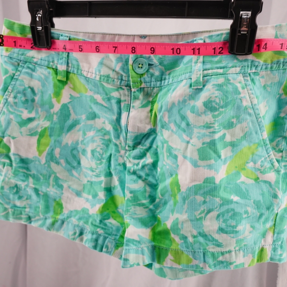 Lilly Pulitzer Callan shorts blue floral tropical